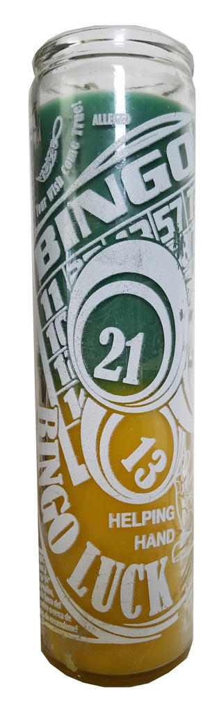 Bingo Luck Green/Yellow 2-Color Candle