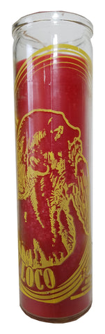 Juan Minero (Juan Loco) Red Candle