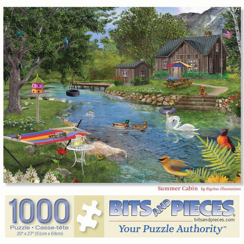 Summer Cabin 1000 Piece Puzzle