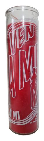 Come to Me (Ven a Mi) Red Pillar Candle