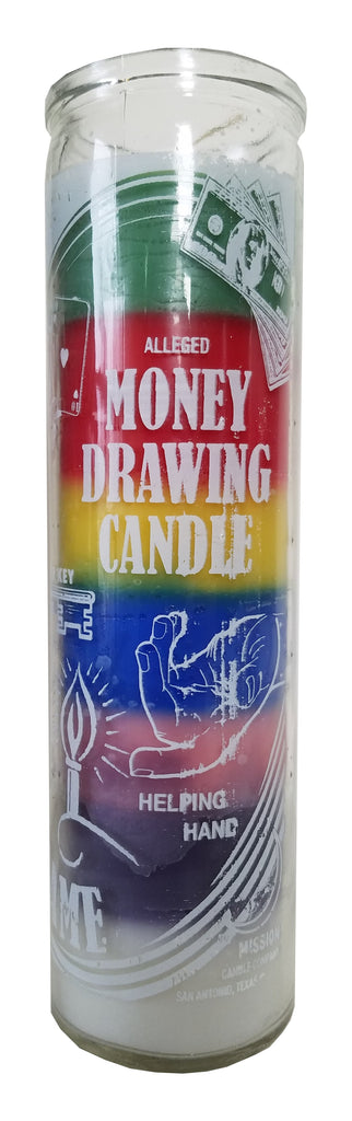 Money Drawing 7-Color Pillar Candle