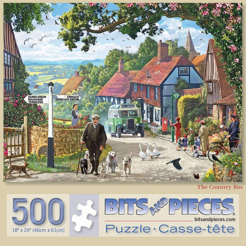Country Bus 500 Piece Puzzle