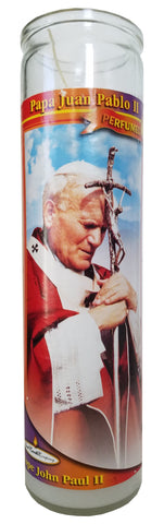 Pope John Paul II (Papa Juan Pablo II) Perfumed Pillar Candle