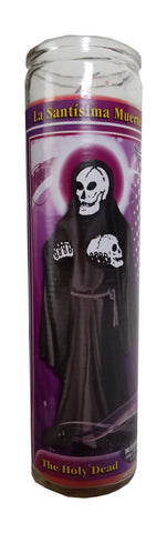 La Santisima Muerte (The Holy Dead) Red Pillar Devotional Candle