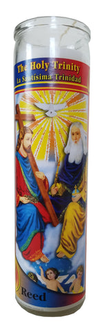 Holy Trinity (La Santisima Trinidad) Pillar Devotional Candle
