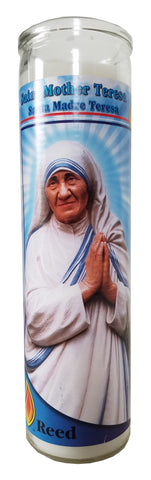 Saint Mother Theresa (Santa Madre Teresa) Pillar Devotional Candle