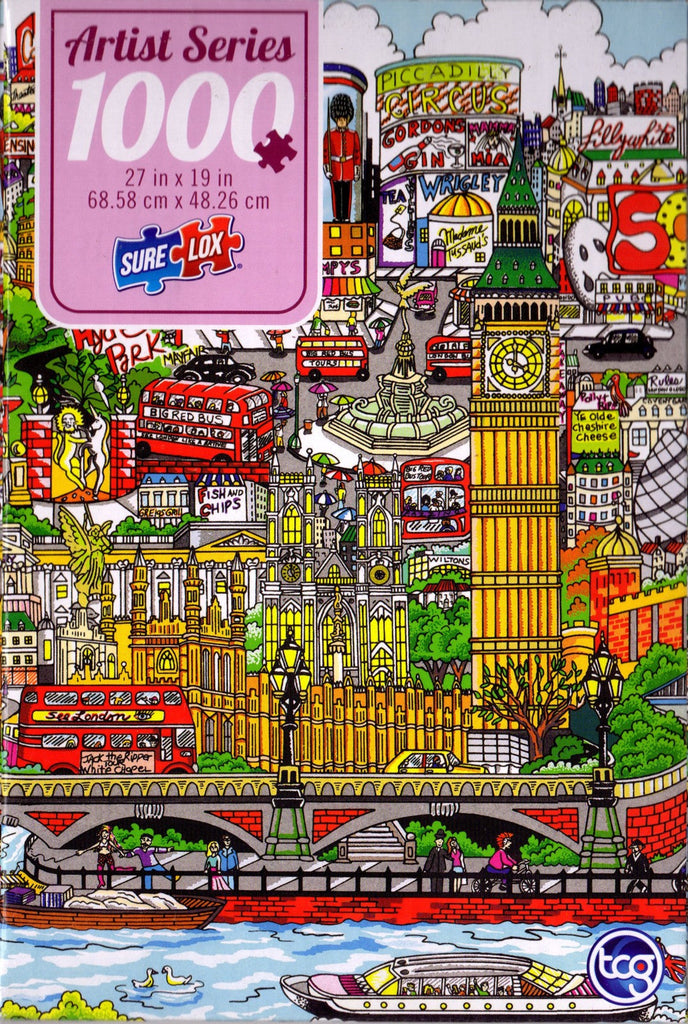 Touchdown in London Towm 1000 Piece Puzzle