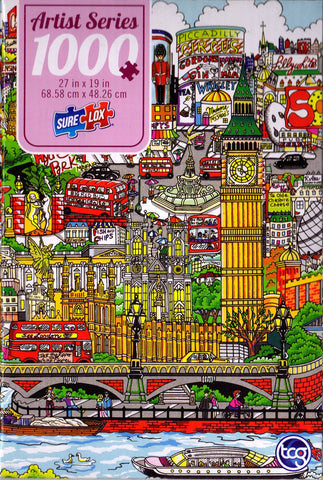 Touchdown in London Towm 1000 Piece Puzzle