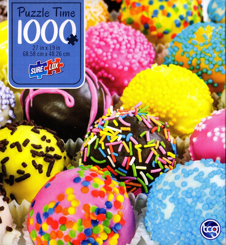 Colorful Cake Balls 1000 Piece Puzzle