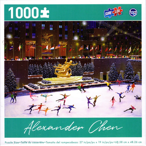 Magic of New York in Winter 1000 Piece Puzzle