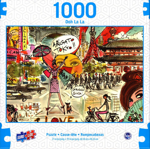 Ooh La La Tokyo 1000 Piece Puzzle