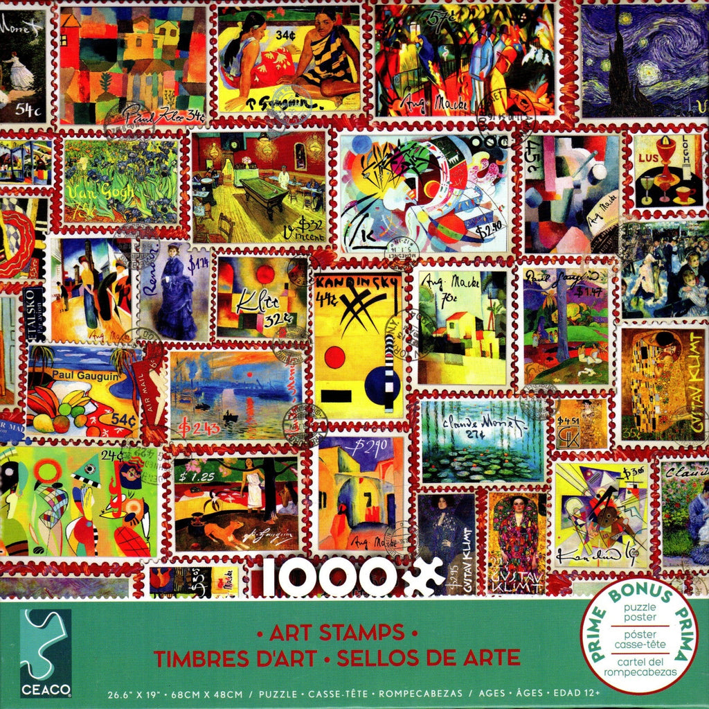 Art Stamps 1000 Piece Puzzle