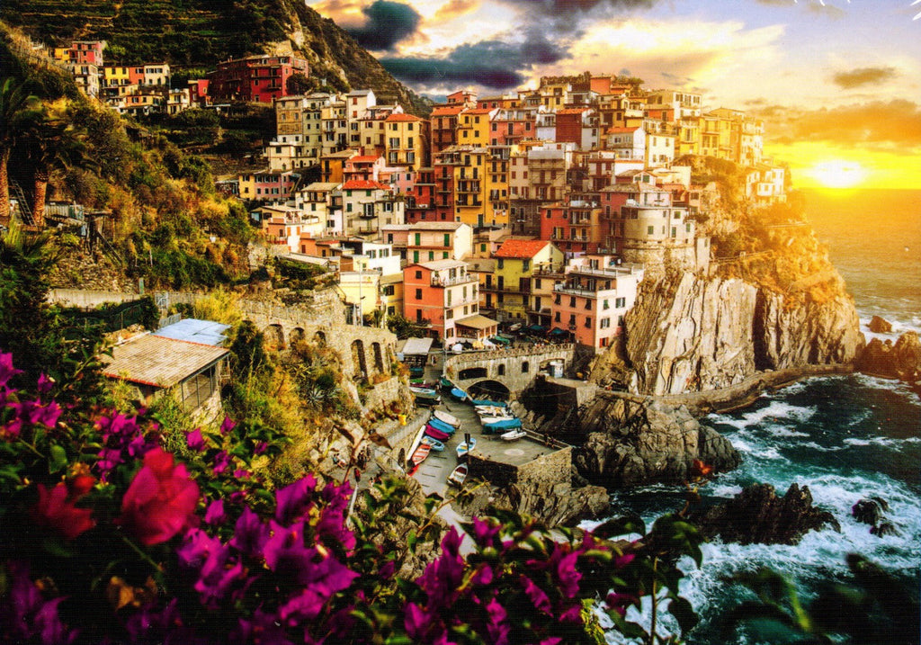 Manarola at Sunset 1000 Piece Puzzle