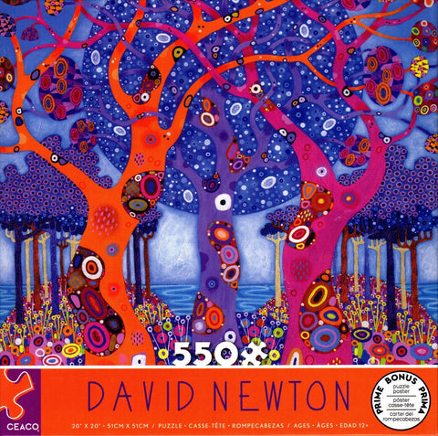 Purple Tree 550 Piece Puzzle