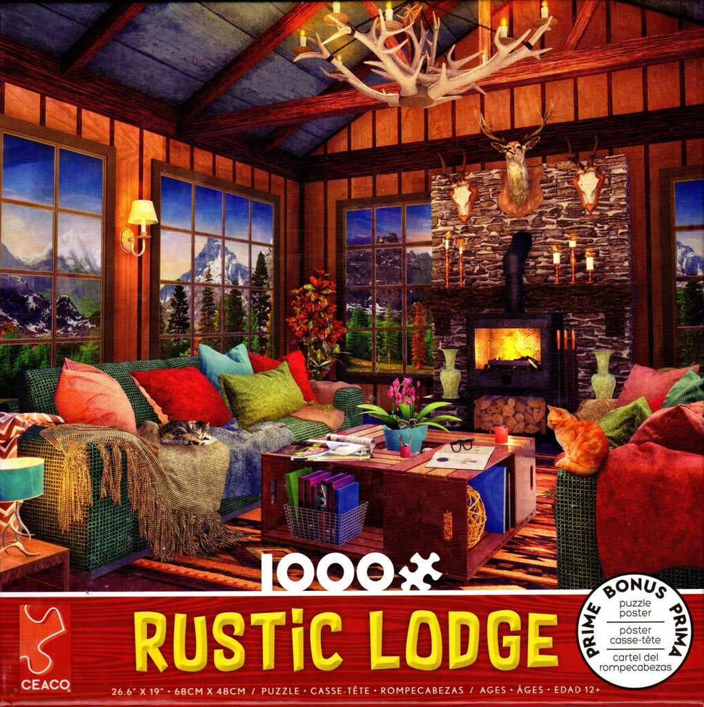Cabin Livingroom 1000 Piece Puzzle