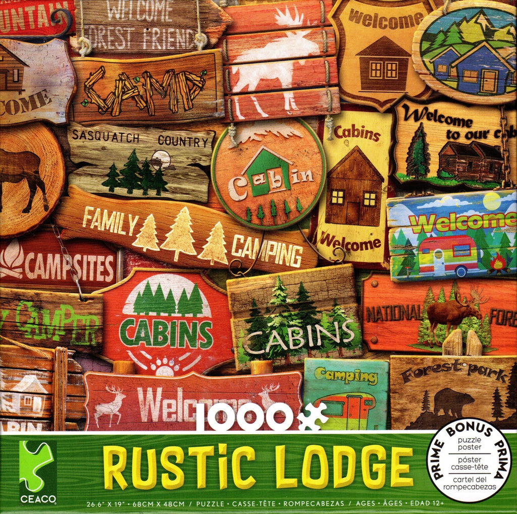 Lodge Signs 1000 Piece Puzzle