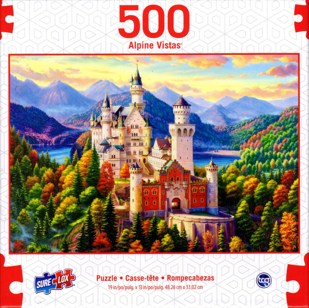 Castle in the Mountains 500 Piece Puzzle