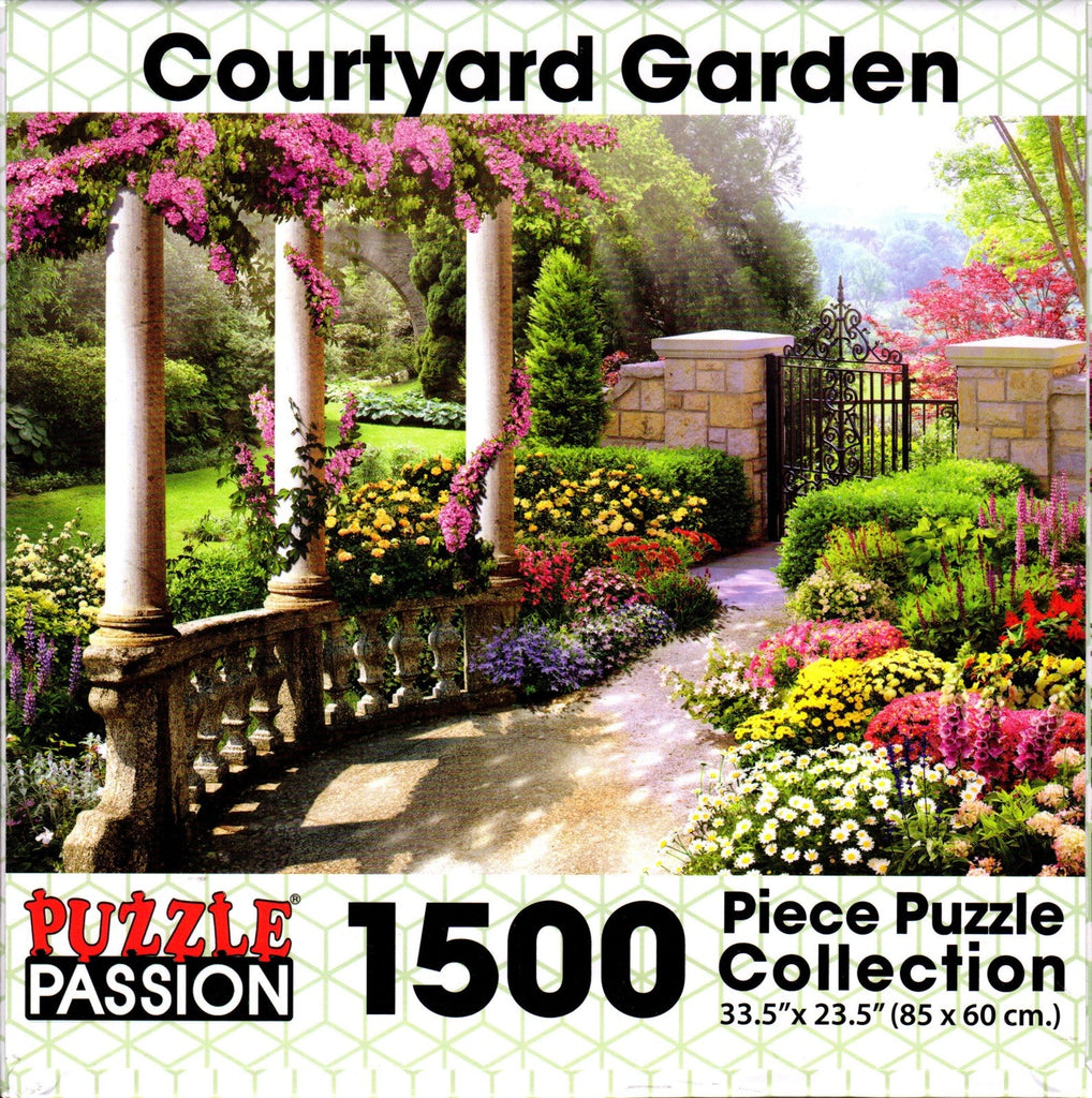 Courtyard Garden 1500 Piece Puzzle