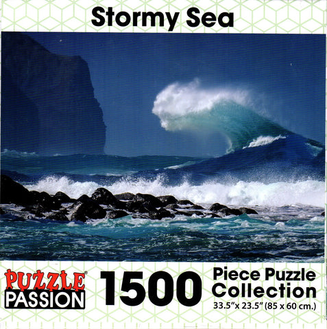 Stormy Sea 1500 Piece Puzzle