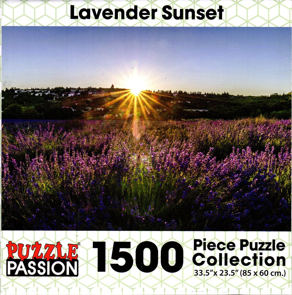 Lavender Sunset 1500 Piece Puzzle