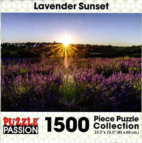 Lavender Sunset 1500 Piece Puzzle