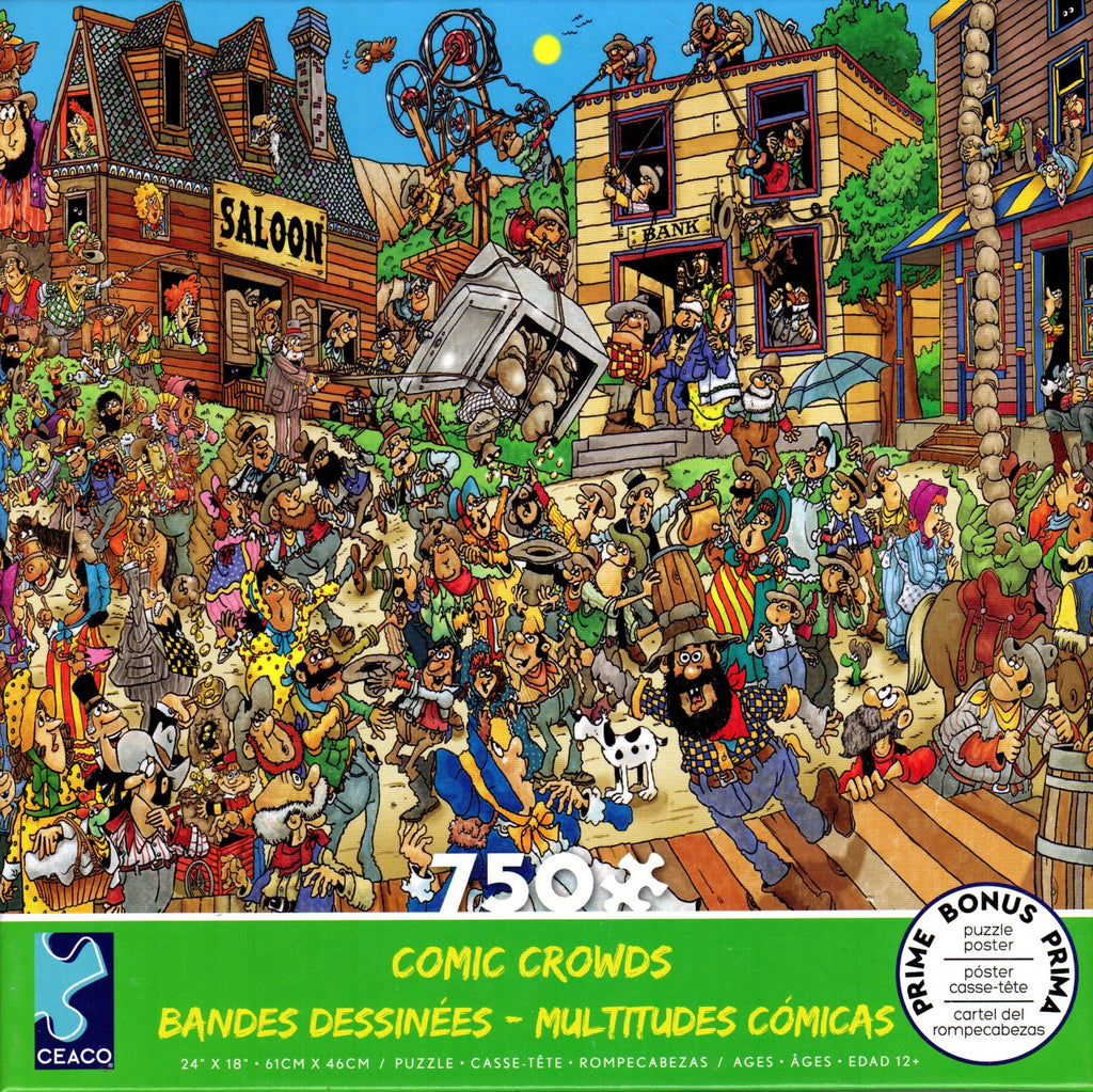 Old West 750 Piece Puzzle