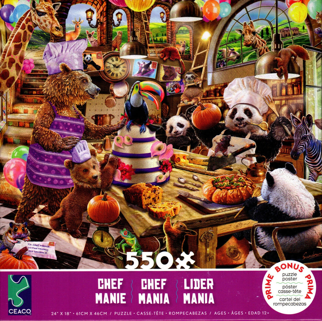 Chef Mania 550 Piece Puzzle