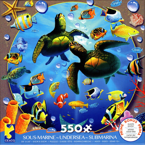 Honu Paradise 550 Piece Puzzle