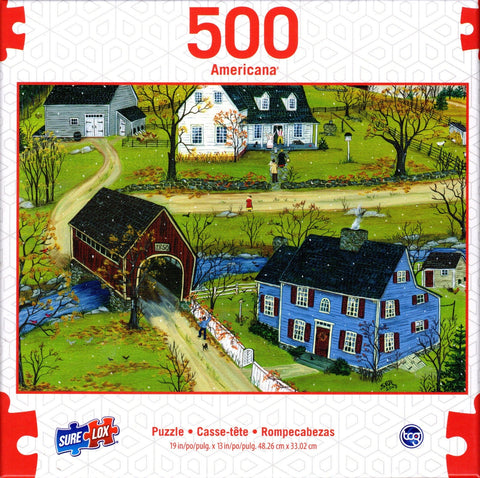 Thanksgiving Flurries 500 Piece Puzzle