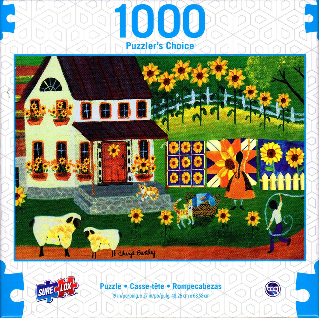 Primitive Quilt Maker 1000 Piece Puzzle