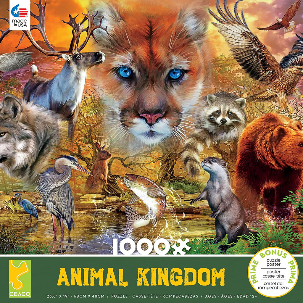 Mammals 1000 Piece Puzzle