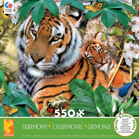 Tigers 550 Piece Puzzle