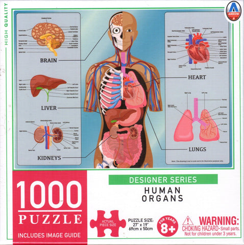 Human Organs 1000 Piece Puzzle