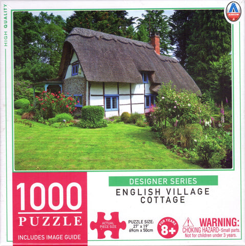 English Village Cottage 1000 Piece Puzzle