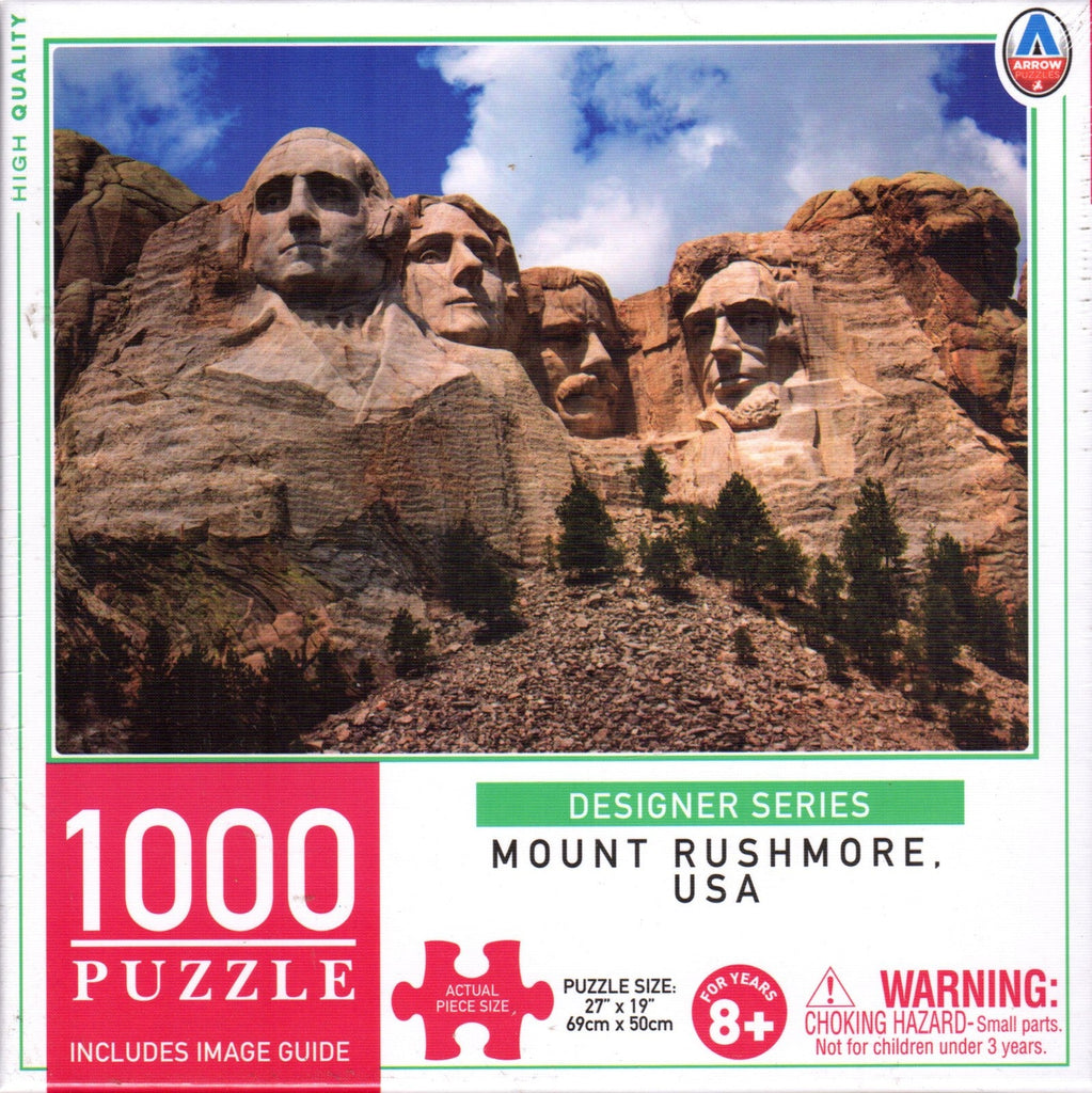 Mount Rushmore, USA 1000 Piece Puzzle