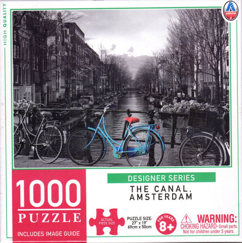 Canal, Amsterdam 1000 Piece Puzzle