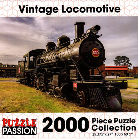 Vintage Locomotive 2000 Piece Puzzle