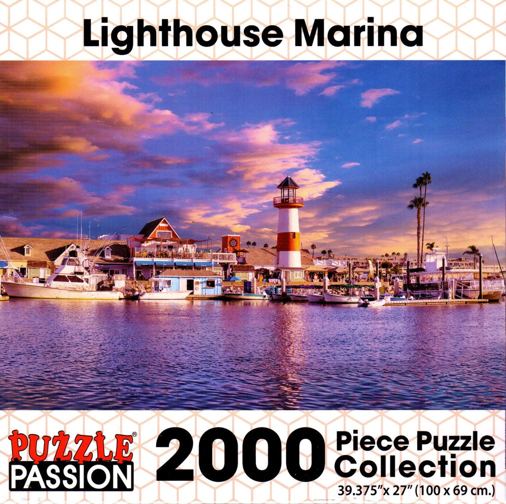 Lighthouse Marina 2000 Piece Puzzle