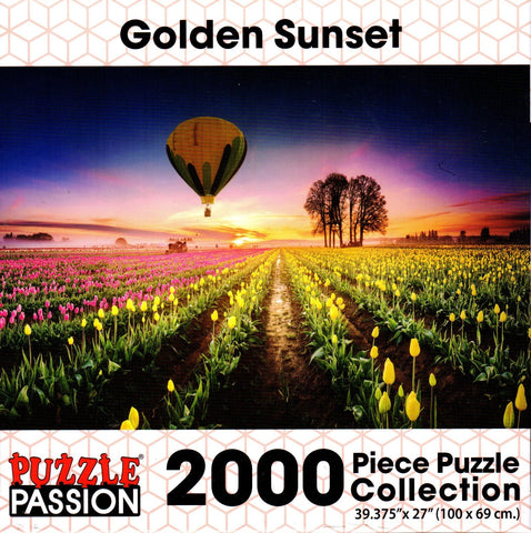 Golden Sunset 2000 Piece Puzzle