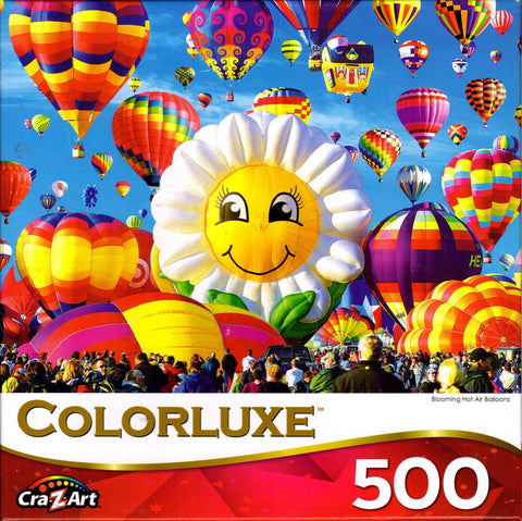 Colorluxe 500 Piece Puzzle - Blooming Hot Air Balloons