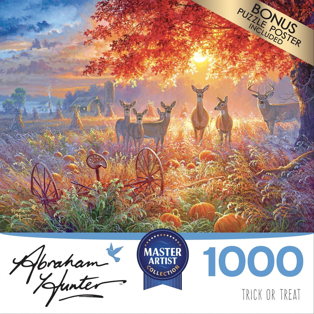 Trick or Treat 1000 Piece Puzzle by Abraham Hunter