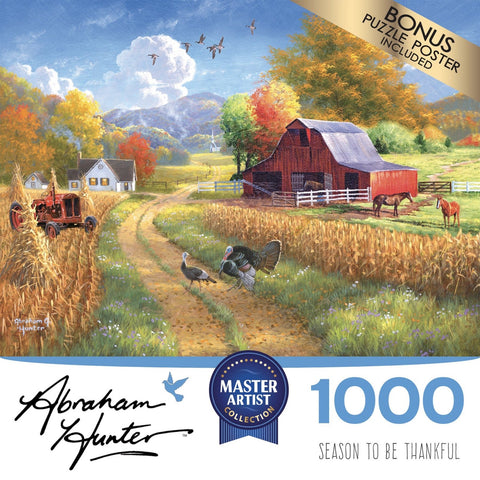 Season to be Thankful 1000 Piece Puzzle by Abraham Hunter