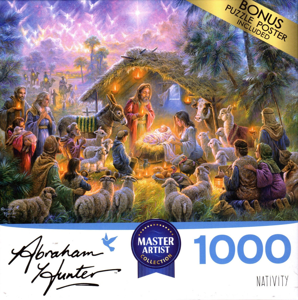 Nativity 1000 Piece Puzzle by Abraham Hunter