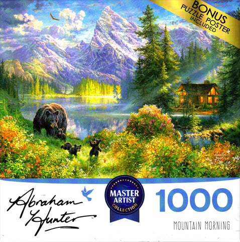 Mountain Morning 1000 Piece Puzzle by Abraham Hunter