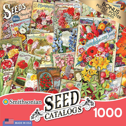 Smithsonian - Vintage Seed Packets 1000 Piece Puzzle
