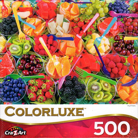 Colorluxe 500 Piece Puzzle - Fruit Party By Karen Romanko