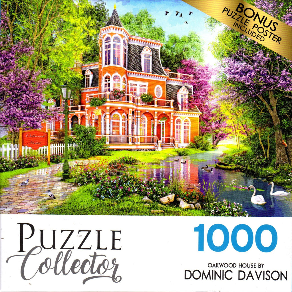 Puzzle Collector 1000 Piece Puzzle - Oakwood House By Dominic Davison