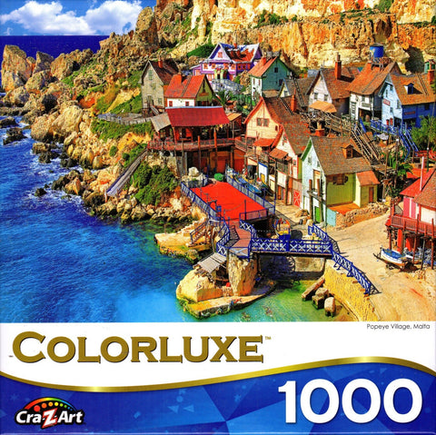 Colorluxe 1000 Piece Puzzle - Popeye Village, Malta