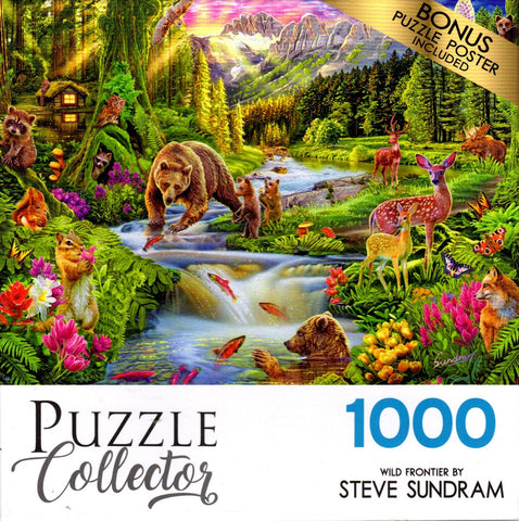 Puzzle Collector 1000 Piece Puzzle - Wild Frontier By Steve Sundram