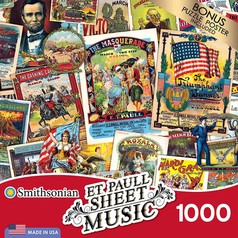 E. T. Paul Sheet Music 1000 Piece Puzzle